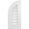 Ekena Millwork Quarter Round Top Left Surface Mount PVC Gable Vent w/ 3-1/2"W x 1"P Standard Frame, 12"W x 26"H GVPQL12X2601SF - alternate 1